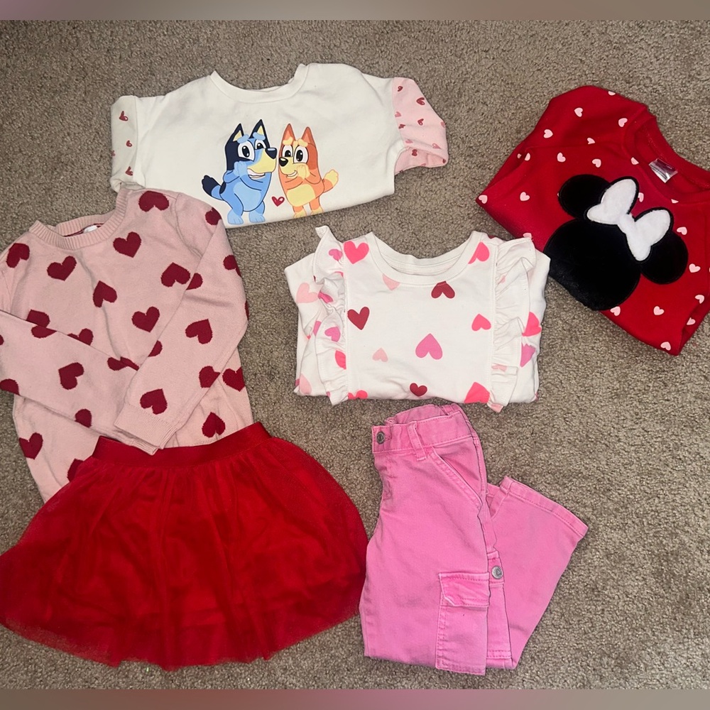 ❤️🩷 Toddler Girl Valentine Clothes 🩷❤️
